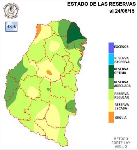 Mapa de reservas