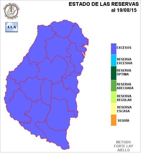 Mapa de reservas