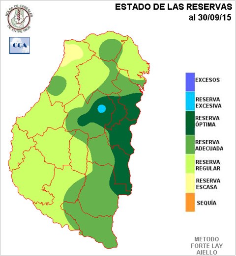 Mapa de reservas