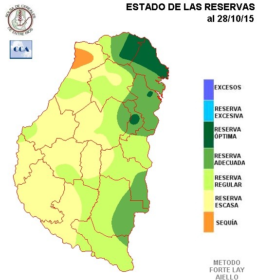 Mapa de reservas