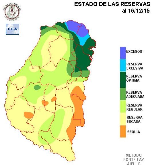 Mapa de reservas