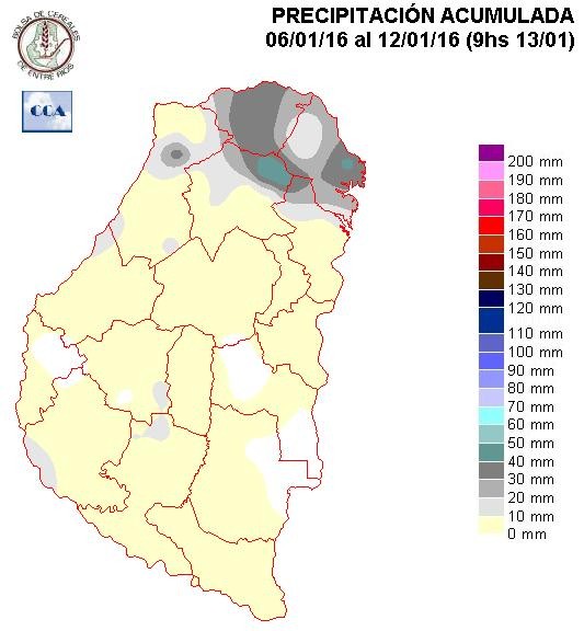 Mapa de precipitaciones