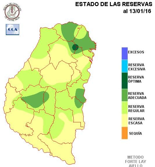 Mapa de reservas