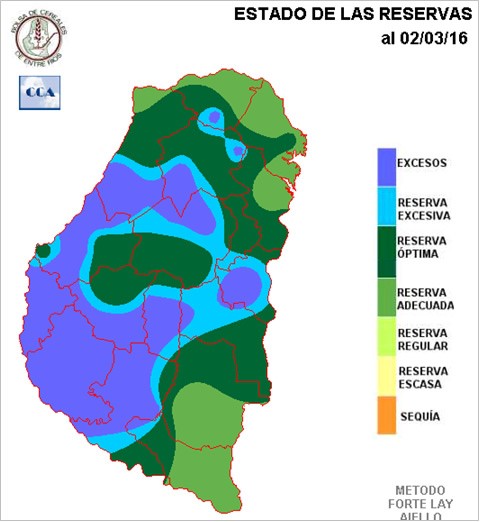 Mapa de reservas