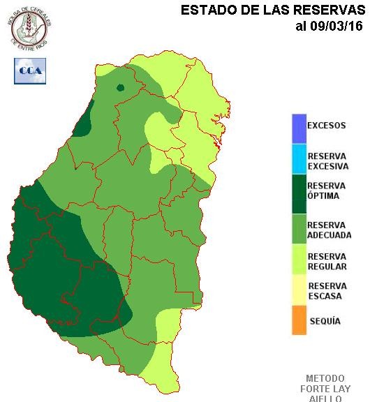 Mapa de reservas