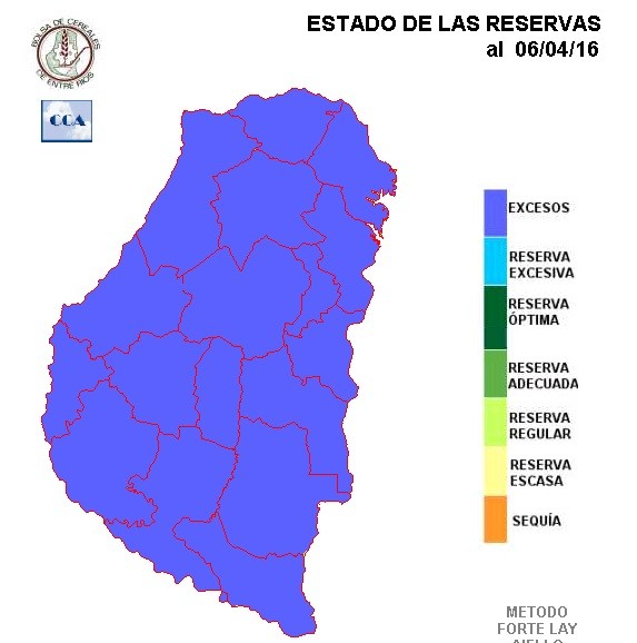 Mapa de reservas