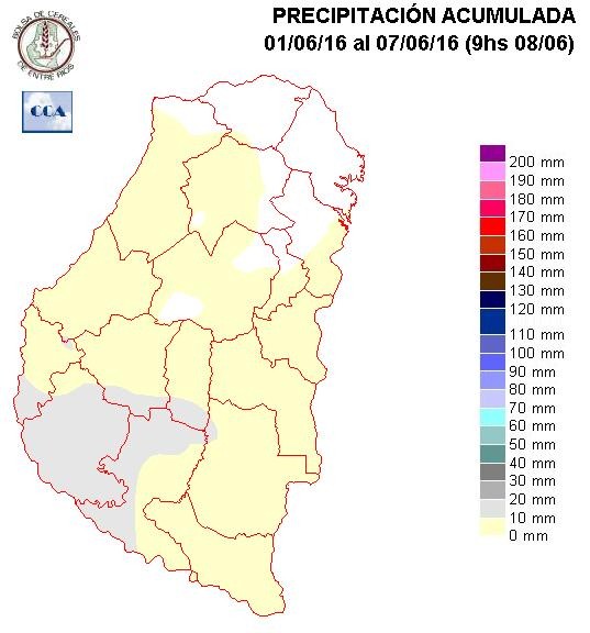 Mapa de precipitaciones