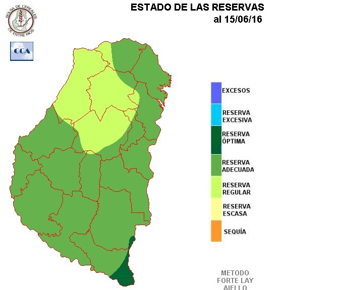 Mapa de precipitaciones