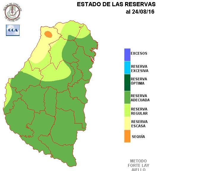 Mapa de precipitaciones