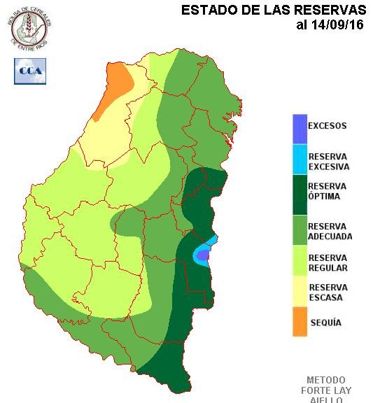 Mapa de reservas