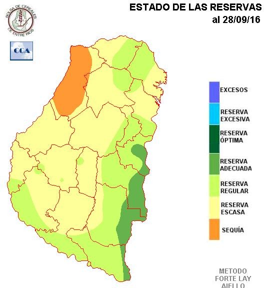 Mapa de reservas