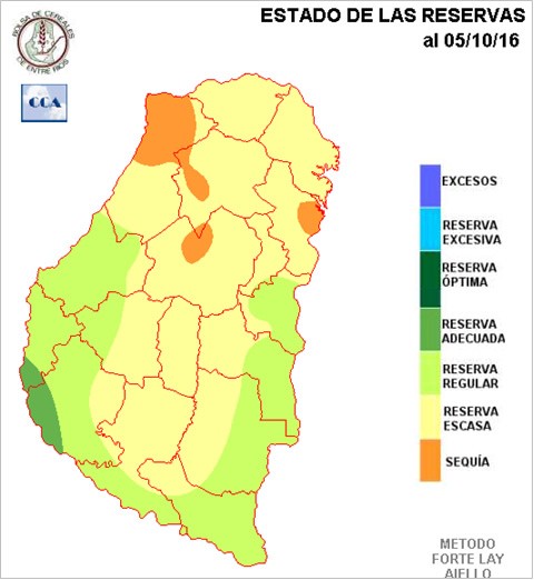 Mapa de reservas