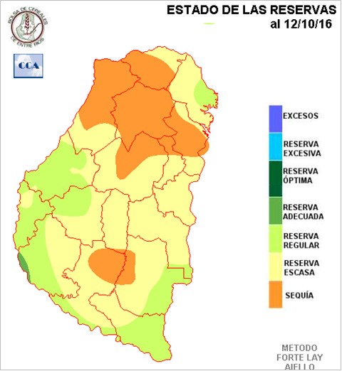 Mapa de reservas