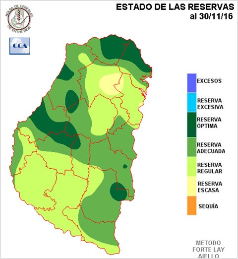 Mapa de reservas