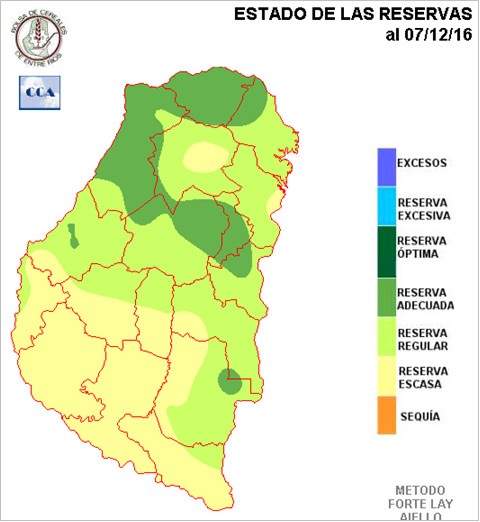 Mapa de reservas