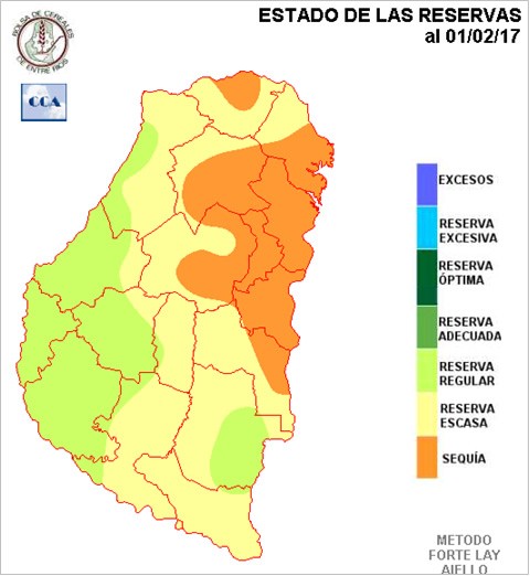 Mapa de reservas