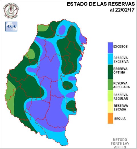 Mapa de reservas