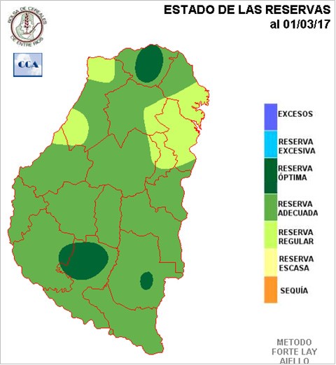 Mapa de reservas