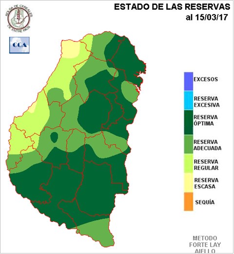 Mapa de reservas