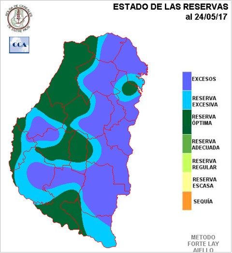 Mapa de reservas