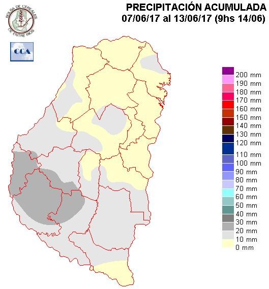 Mapa de precipitaciones