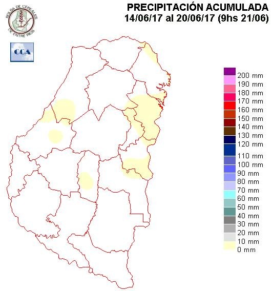 Mapa de precipitaciones