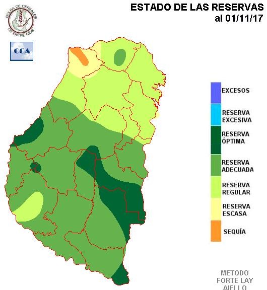 Mapa de reservas