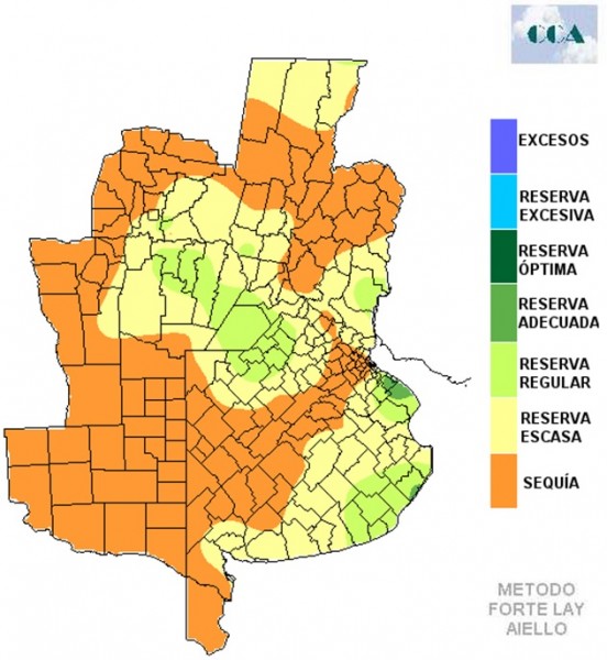 Mapa de precipitaciones