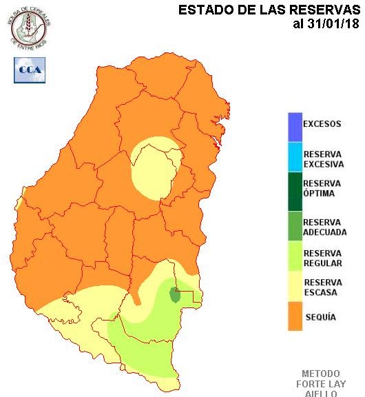 Mapa de reservas