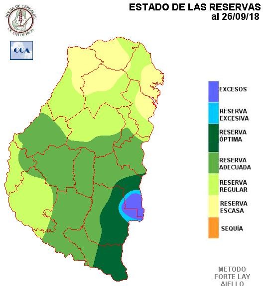 Mapa de reservas