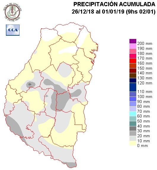 Mapa de precipitaciones