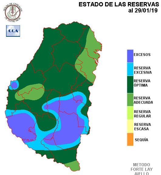 Mapa de reservas