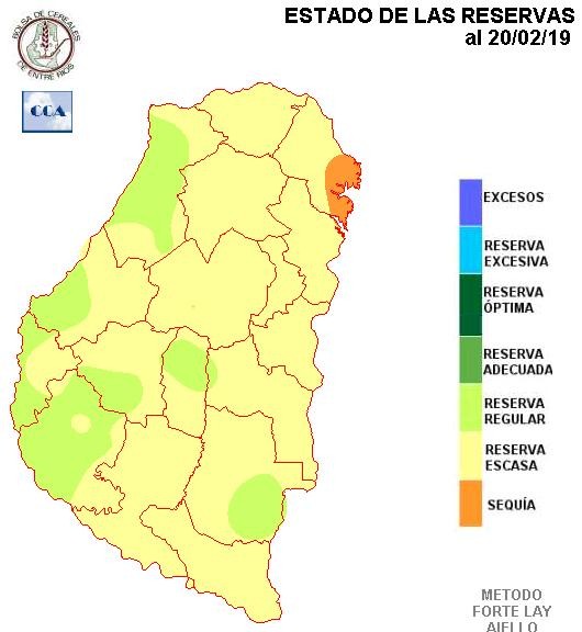 Mapa de reservas