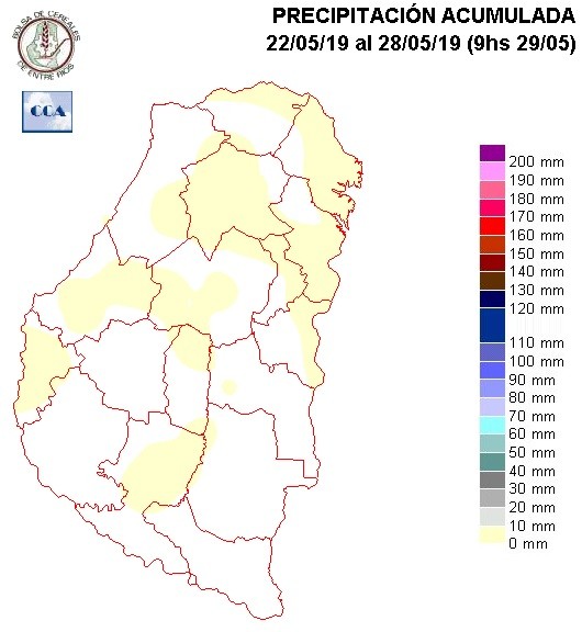 Mapa de precipitaciones