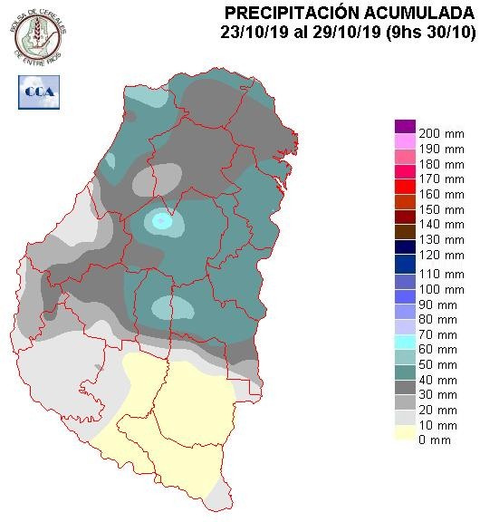 Mapa de precipitaciones