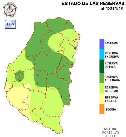 Mapa de reservas