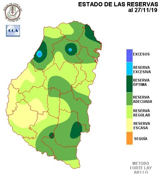 Mapa de reservas