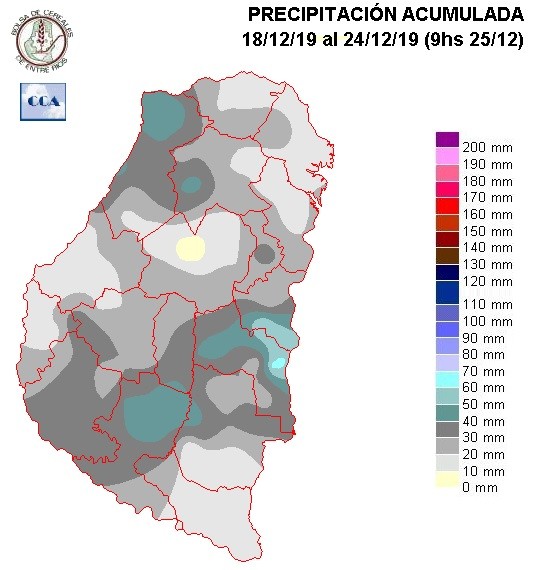 Mapa de precipitaciones