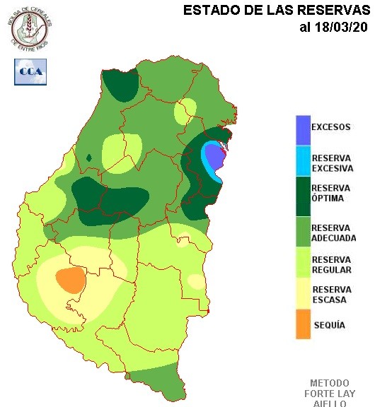 Mapa de reservas