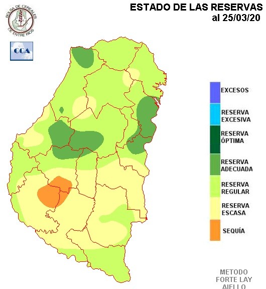 Mapa de precipitaciones