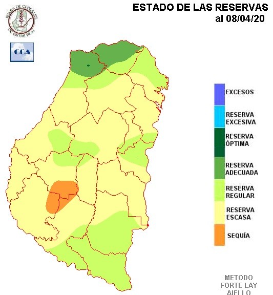 Mapa de reservas