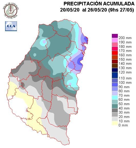 Mapa de precipitaciones