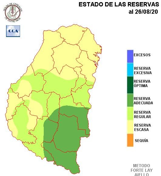 Mapa de precipitaciones