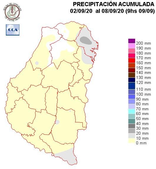 Mapa de precipitaciones