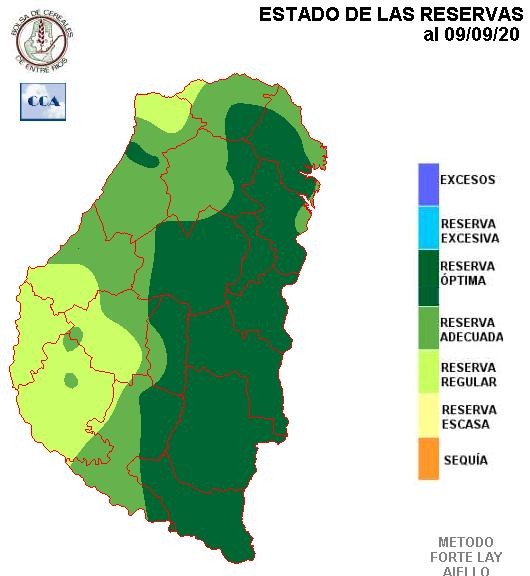 Mapa de reservas