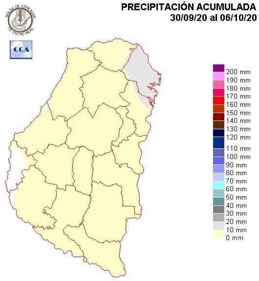 Mapa de precipitaciones