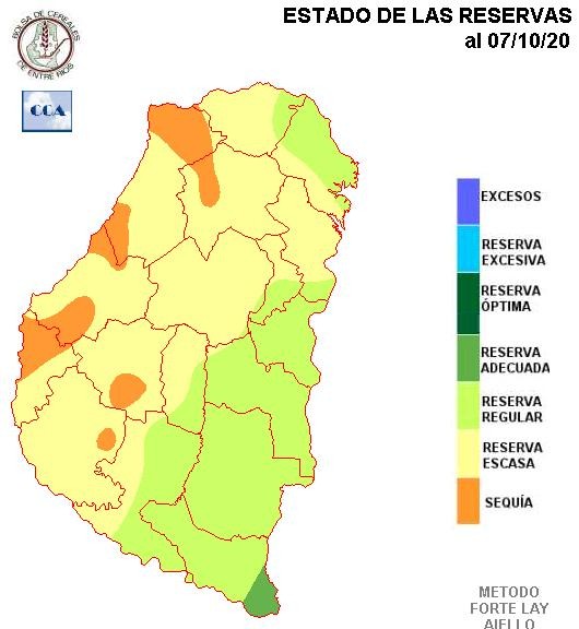 Mapa de reservas