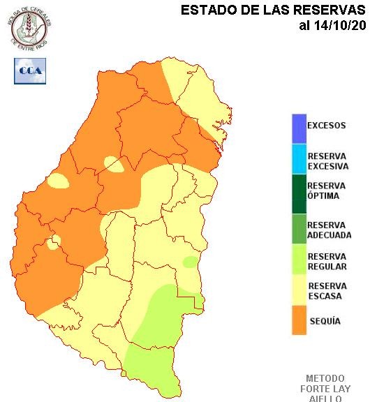 Mapa de precipitaciones