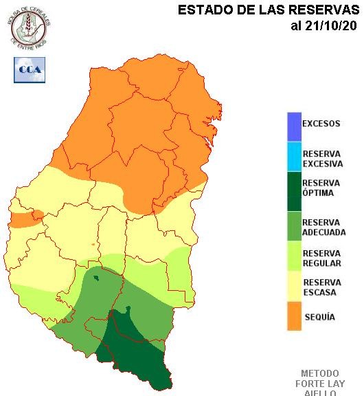 Mapa de reservas