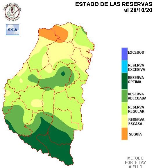 Mapa de reservas